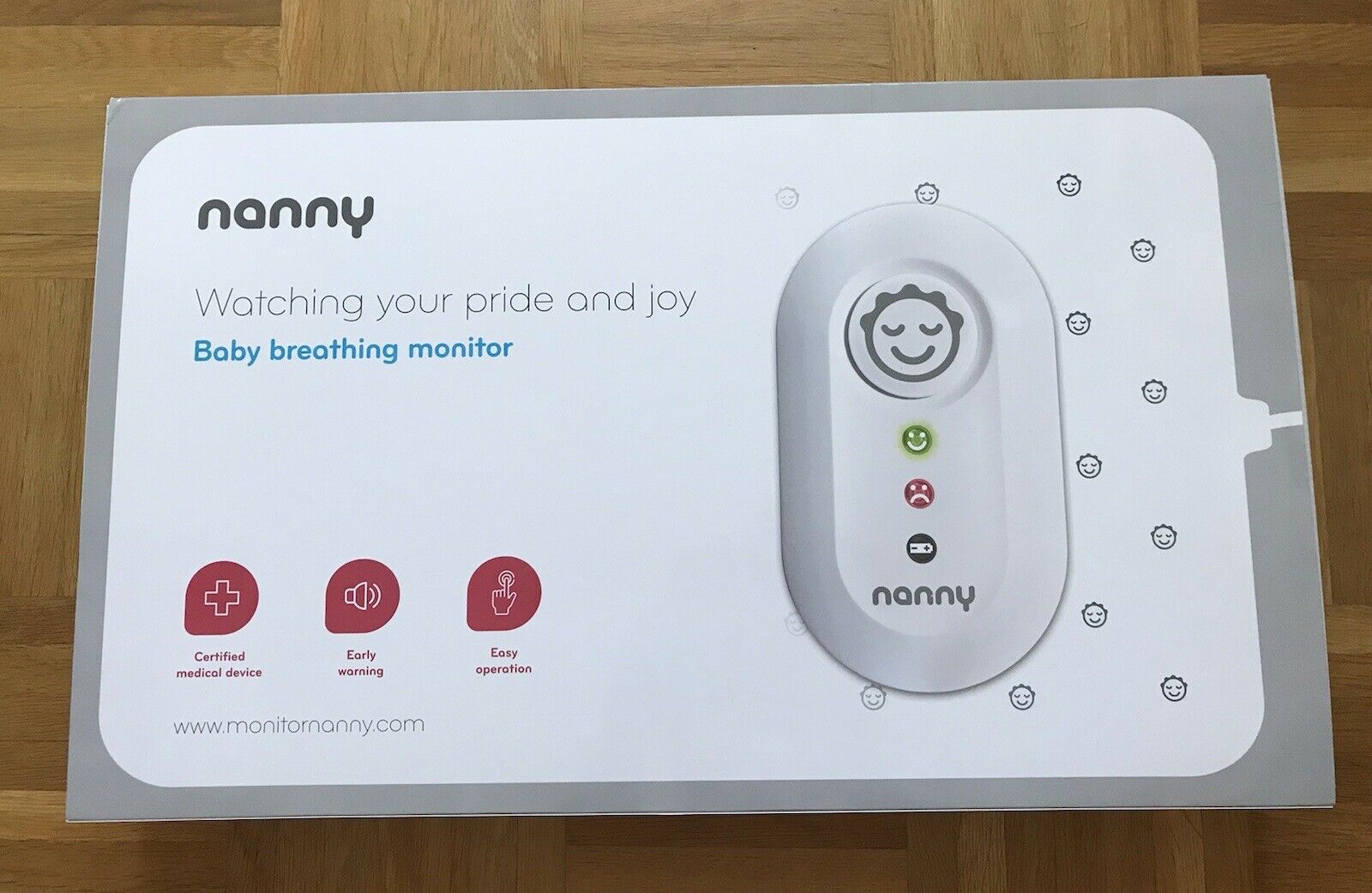 Nanny Atmungsmonitor Für Babys Mit 1 Sensormatten